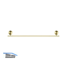 GEESA Handtuchhalter 600 mm Opal Metallfinish Gold geb�rstet