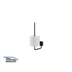 GEESA WC-Ersatzrollenhalter Topaz Schwarz matt