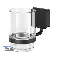 GEESA Glashalter Topaz Schwarz matt