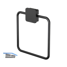 GEESA Handtuchring Topaz Schwarz matt