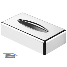 GEESA Papiertuch-Box freistehend/wandmontiert Hotel Chrom
