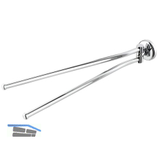 GEESA Handtuchhalter Hotel 2-armig Chrom