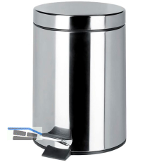 GEESA Treteimer Hotel 5 Liter Chrom