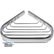 GEESA Eck-Seifenablage Basket Chrom