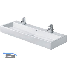DURAVIT Aufsatz-Waschtisch Vero 120 Wandmontage, Wei�