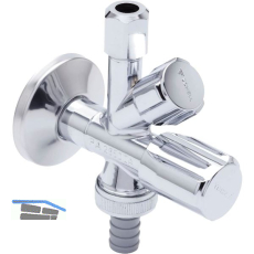 SCHELL Kombi-Eckventil Comfort, Messing Chrom