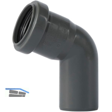 Bogen f�r Abflussrohr DN 40 mm / 67�