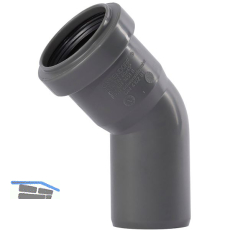 Bogen f�r Abflussrohr DN 40 mm / 45�