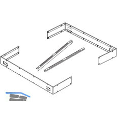 HARVIA Halterungsset f�r Holzreling zu Concept R
