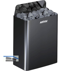 HARVIA Saunaofen Finnisch The Wall 6 kW Black Steel