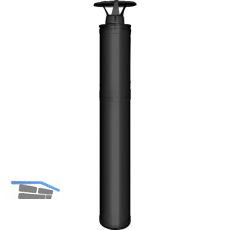 HARVIA Schornsteinset Dach Schwarz