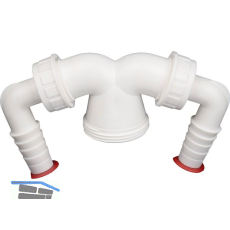 HL Doppelanschlusskopf 6/4"x3/4" f�r Siphon HL6