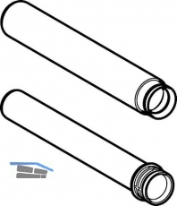 Geberit Verl. WT Abgangsrohr d32 chrom