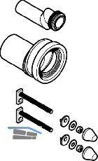 Geberit Manschettengarnitur d110 gekr.