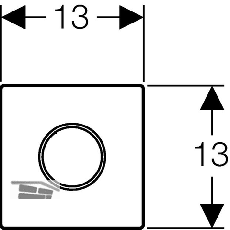 Geberit UR-Elekt IR 230V,Sigma10 ES