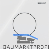 Geberit UR-Bet�tigungspl. Sigma01 weiss
