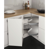 NINKA ProArc Drehboden,  710 mm, KB 800 mm, Polystyrol alugrau