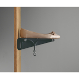 Schuhablage ausziehbar TAC, Kunststoff schwarz, 510-1000mm