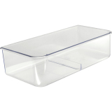 Wandschirmgarnitur Nora mit Kunststoffwanne, Stahl verchromt poliert