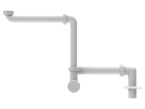 HL137N.1/40 HL137N.1/40 Waschtisch-Raumsparsiphon DN40x5/4" senkr