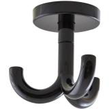 Dreifach-Drehhaken HEWI 477.90.050 Breite 73 mm, Hhe 70 mm,Polyamid tiefschwarz