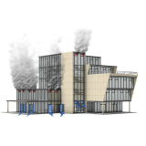 GEZE RWA 100 NT mit E250/ Hub 150 mm, Aluminium wei RAL 9016