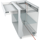 BLUM SERVO-DRIVE Tr�gerprofil horizontal zum Abl�ngen, L�nge 1143, Aluminium