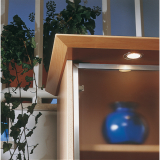 Glasrahmenprofil schmal, L�nge per Stange 2500 mm, Aluminium Edelstahl Effekt