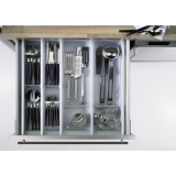 NINKA CUISIO Querteiler fr geteilte 200er Schale, KS transparent wei