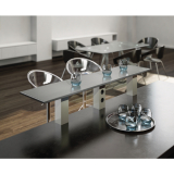 Barkonsole Jumbo, Hhe 170 mm, Aluminium Edelstahl Effekt