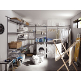 Aufsteckhalter 11612, beidseitig, Edelstahl rostfrei