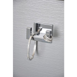 Mantelhaken Amset selbstklebend B 60 mm, H 50 mm, ZN verchromt poliert