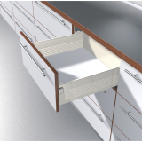 BLUM METABOX H Zarge 320 Schraubversion, Teilauszug, NL 550, cremewei�