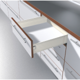 BLUM METABOX K Zarge 320 Schraubversion, Teilauszug, NL 400, cremewei�