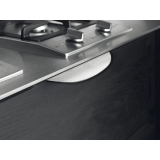 Griffleiste Edge Bow LA 160 mm, L�nge 200 mm, Aluminium Edelstahl Effekt