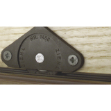 Ziehl - 25 Laufrolle zum Anschrauben Kugelgelagert, Bohr � 30, Kunststoff braun