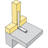 SIMPSON Zuganker HD 340 - M12 feuerverzinkt mit Zulassung
