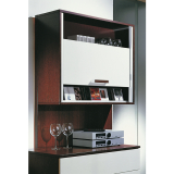 HETTICH - Abdeckprofil fr Seilzug seitlich, Lnge 600, AL silber elox.