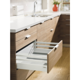 BLUM Tandembox Relinghalter f�r verstellbare Reling, seidenwei�