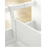 BLUM ORGA-LINE TANDEMBOX ANTARO Querreling Aufnahme, KS grau RAL9006