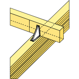SIMPSON Knaggen KNAG 90 feuerverzinkt mit Zulassung