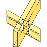 SIMPSON Pfettenanker PFU 210 feuerverzinkt mit Zulassung