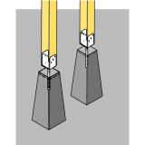 SIMPSON Sttzenfuss PPU 90/60G feuerverzinkt