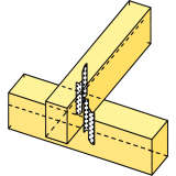 SIMPSON Sparrenpfettenanker SPF 250 links feuerverzinkt mit Zulassung