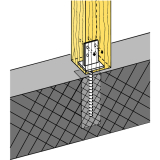 SIMPSON Sttzenfuss PIG-B feuerverzinkt mit Zulassung