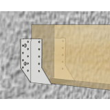 GH Balkenschuh Kombi 04 aussenliegend 80x210 - Stahl feuerverzinkt