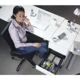 HETTICH SYSTEMA TOP 2000 Schreibmaterial-Auszug 392 mm; Hhe 25 mm, Alu-Finish