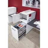 HETTICH SYSTEMA TOP 2000 Stop Control Plus Verriegelungsstangen Set, 9 HE + 1