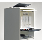 HETTICH SYSTEMA TOP 2000 Materialschub, EB 392 mm, schwarz