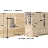 SIMPSON Hirnholzverbinder ETB 160-B Aluminium mit Zulassung